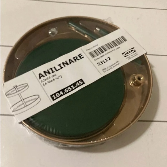 Ikea ANILINARE Desk organizer, green gold,… - Picture 4 of 10